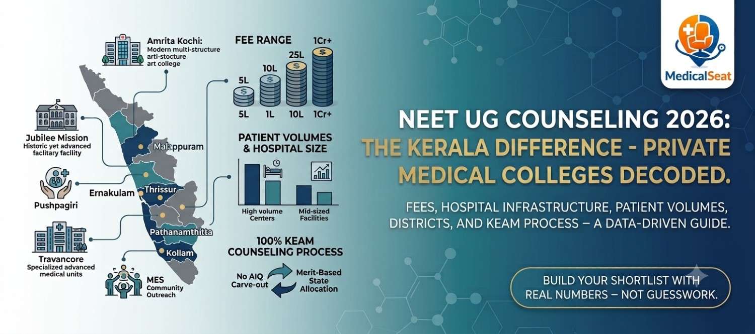Best Kerala Private Medical Colleges 2026: Fees, NIRF Rank, Hospital Beds, and the KEAM Cutoff Truth Nobody Warns You About