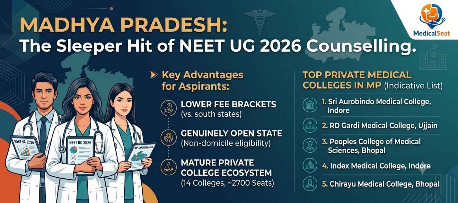 Madhya Pradesh Just Became the Sleeper Hit of NEET UG 2026 Counselling, And Nobody Warned You