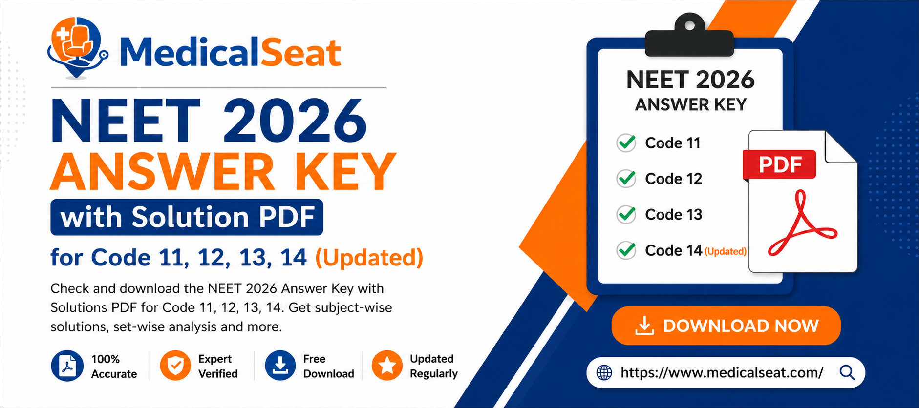 NEET 2026 Answer Key PDF