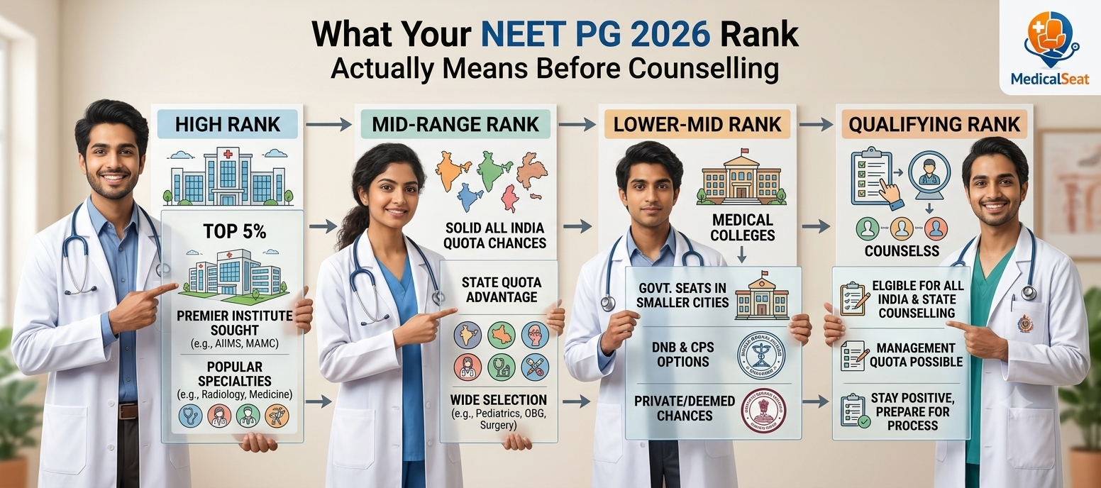 What Your NEET PG 2026 Rank Actually Means Before Counselling