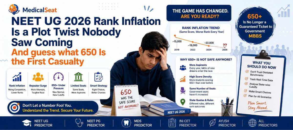 NEET UG 2026 Rank Inflation Is a Plot Twist Nobody Saw Coming  And guess what 650 Is the First Casualty 