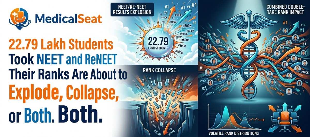 22.79 Lakh Students Gave ReNEET. Their Ranks Are About to Explode, Collapse, or Both.