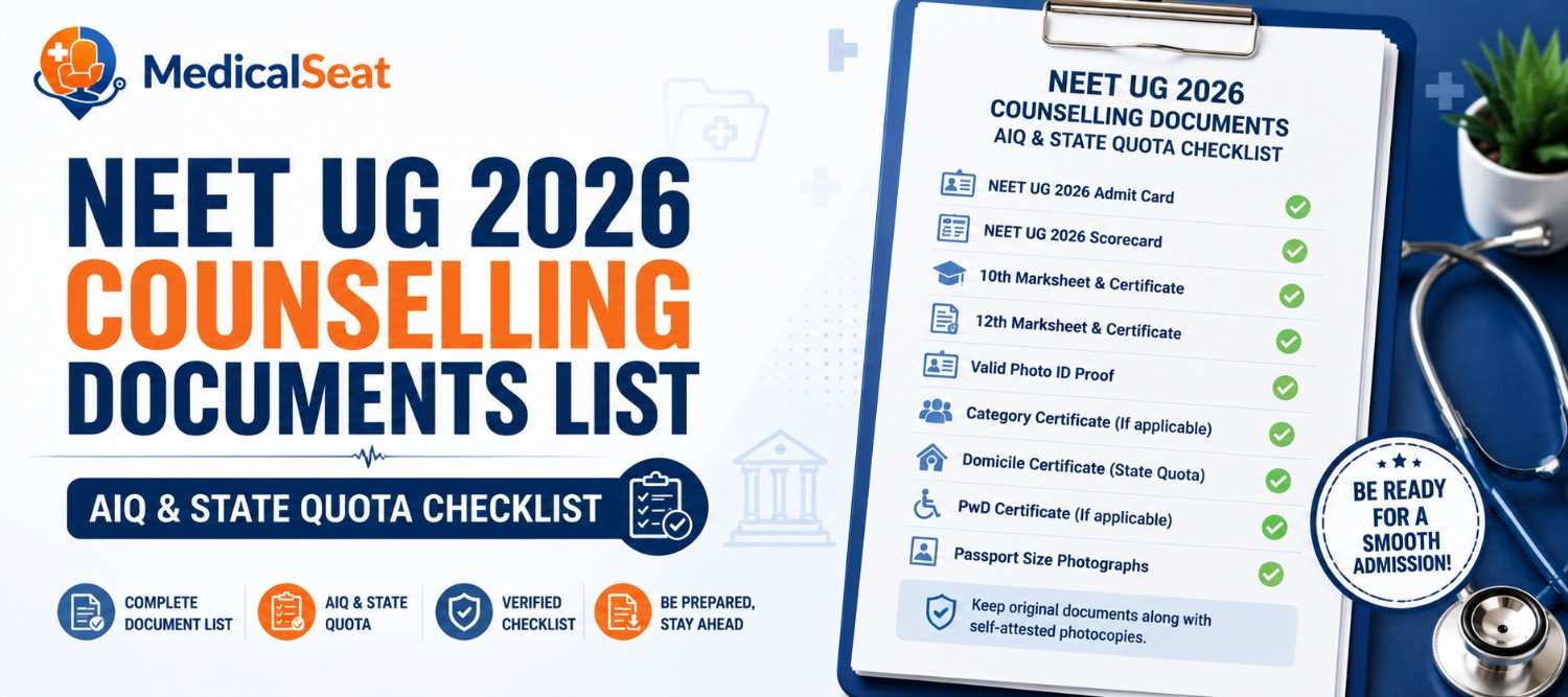NEET UG 2026 Document Verification Rules: How to Avoid Rejection & Seat Cancellation