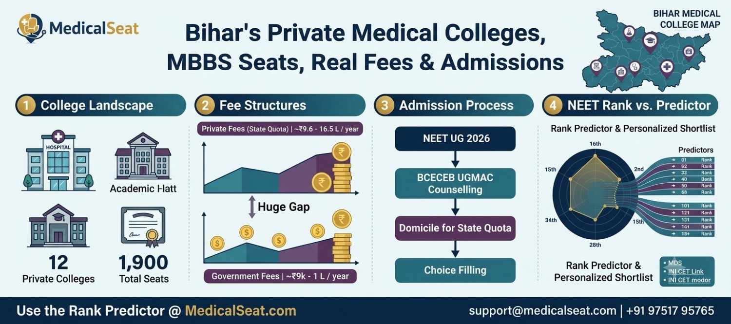 Bihar Has 12 Private Medical Colleges and 1,900 MBBS Seats, Here's the Real Fee and Admission Picture
