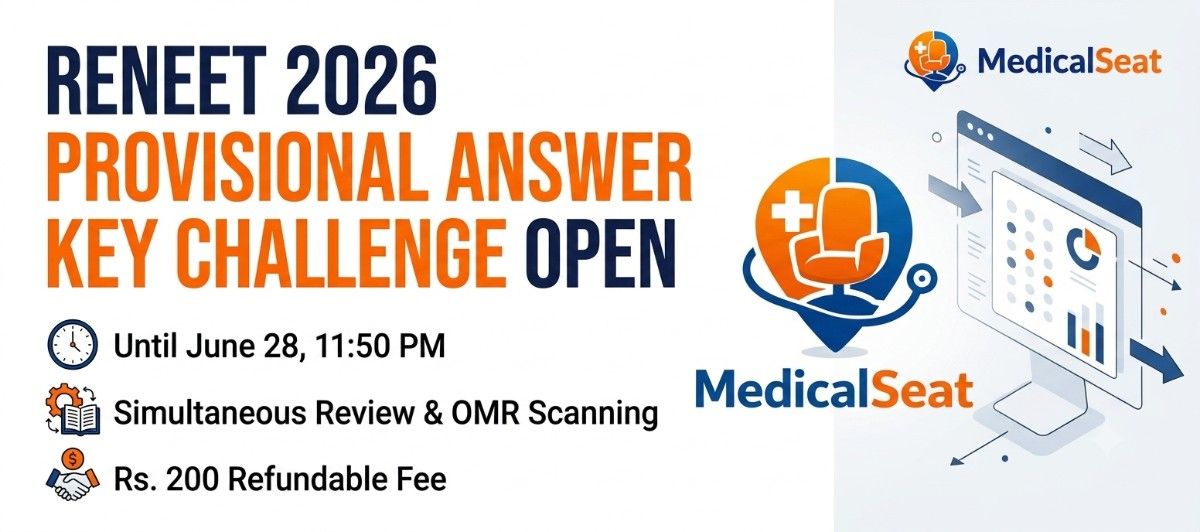 ReNEET 2026 Answer Key Challenge Window Is Open: 72 Hours, Rs. 200, One Shot