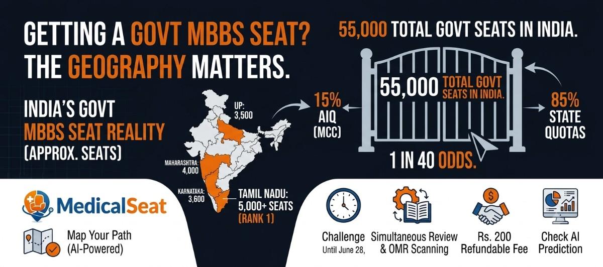 You Memorised the Krebs Cycle But Not the State With the Most Government MBBS Seats in India