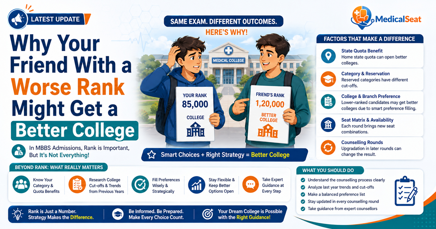 Why Your Friend With a Worse Rank Might Get a Better College