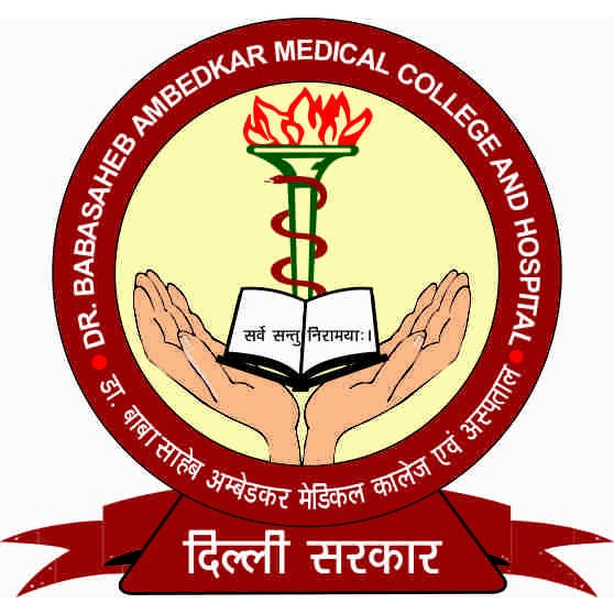 Dr Baba Saheb Ambedkar Medical College, Rohini, Delhi logo